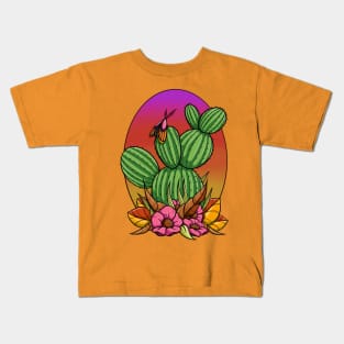 Cactus moth Kids T-Shirt